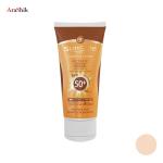 كرم ضد آفتاب SPF50 رنگی فاقد چربی سان سیف