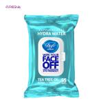 دستمال مرطوب دافی مدل HYDRA WATER بسته 55 عددی