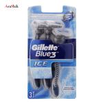 خودتراش ژیلت مدل Blue3 Ice بسته 3 عددی