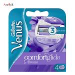 تیغ یدک ژیلت مدل Venus Comfortglide بسته 4 عددی