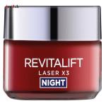 کرم ضد چروک شب لورآل مدل Revitalift Laser X3